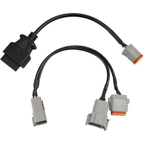 OBD2 Marine Engine Diagnostic Adapter Cable Fits for Volvo Vocom Vodia Scanner Tool Adapter, 6+8 Pins, Replacement 21EN-32360 21EN-32380 in Kuwait