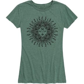 Instant Message - Sun Decorative - Women's Short Sleeve Graphic T-Shirt in Kuwait