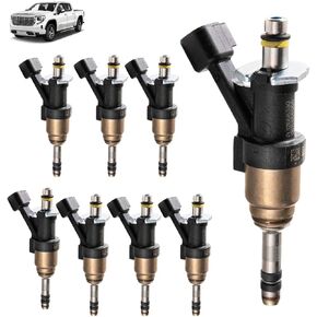 8PCS 12668393 Fuel Injectors For GMC Sierra 1500 Yukon XL 2014-2018 for Chevy Silverado 1500 2014-2018 Camaro 2016-2018 Corvette 2014-2018 for Cadillac Escalade V8 6.2L 6.6L 2014-2018 Replace 12709470 in Kuwait
