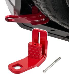 Heavy Duty Rear Tow Hooks Tow Hitch Fit for 2024–2025 Land Cruiser LC250, 2024-2025 Lexus GX550 & 2025 4Runner, Red Steel Rear Recovery Points, Off-Road Towing Accessories in Kuwait