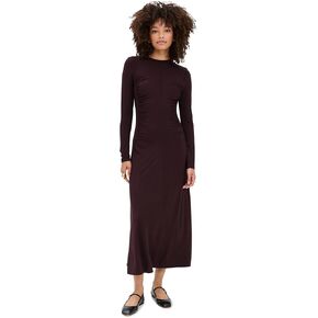 Vince Women's Crew Curved Seam Rouched Dress in Kuwait