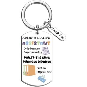 Administrative Professional Day Gifts Administrative Assistant Gifts Assistant Keychain Secretary Gift for Women Appreciation Gift for Coworkers Employee Admin Present for Professionals Admin Keyring in Kuwait