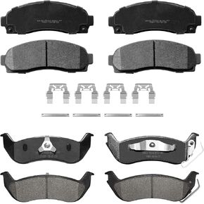Ceramic Brake Pads Front and Rear Fit for Ford Ranger 2010-2011,Mazda B2300/B4000 2010 with Hardware Kits in Kuwait