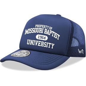 Missouri Baptist University Spartans NCAA Trucker Mesh Snapback Cap Hat Navy Blue in Kuwait