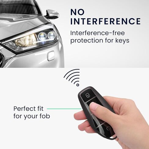 kwmobile Key Cover Compatible with BYD Atto 3 / Sealion/Han/Tang/Dolphin/Seal - Soft TPU Car Key Fob Protector Case - Black Matte/Black in Saudi Arabia