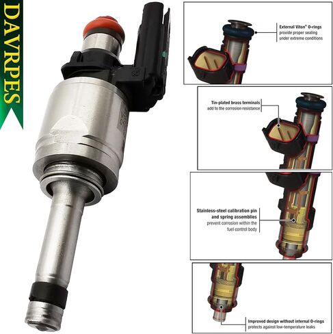 4PCS 31303495 31336653 Fuel Injector Fuel Spray Nozzle 6 Holes Disc Engine For Volvo S60 S80 V60 XC60 XC70 2.0l L4 2014 2015, Volvo V70 2.0l L4 2014 in Saudi Arabia