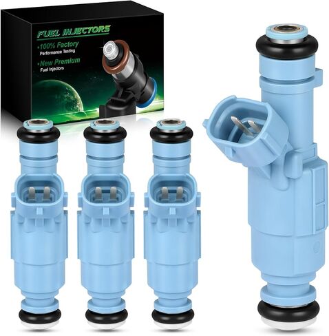 35310-2G300 Fuel Injectors Fit for:-Hyundai 2010-2012 Santa Fe, 2008-2013 Sonata, 2010-2013 Tucson for:-Kia 2010-2013 Forte, 2009-2013 Optima, 2011-2013 for:-Sportage 2.4L OE# FJ1014 Set of 4 in Saudi Arabia