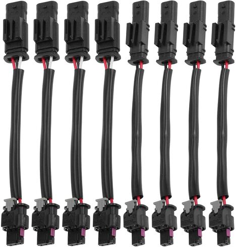 8PCS Camshaft Position Sensor Connector Plug Wiring Harness Kit 3PIN & 2PIN for Mercedes Benz 4.7L M278 Engine Vehicles 2011-2020 A2761560790/A2769051000 in Saudi Arabia