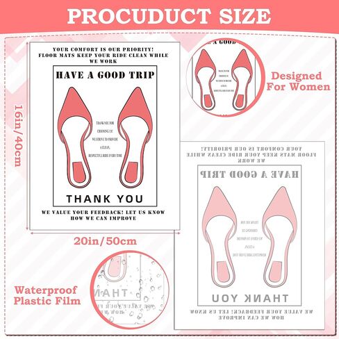 Windspeed 100P Upgrade Material Paper Floor Mats for Cars Disposable Floor Mats for Car Detailing Vehicles Disposable Pedal Pads for Automotive Temporary Cars Pedal Protector in Saudi Arabia