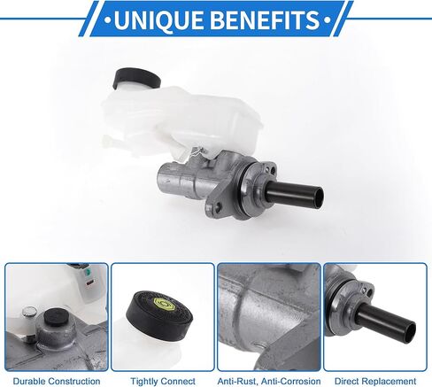 Brake Master Cylinder with Reservoir No.4720102500 for Toyota Corolla 2007-2013 Hydraulic Master Cylinder Aluminum Alloy,Plastic 1 Pc in Saudi Arabia