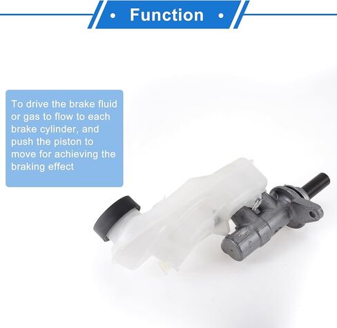 Brake Master Cylinder with Reservoir No.4720102500 for Toyota Corolla 2007-2013 Hydraulic Master Cylinder Aluminum Alloy,Plastic 1 Pc in Saudi Arabia