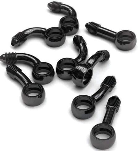 Goodridge Shadow Black Chrome Stainless Steel 10mm x 1.25 Double Banjo Bolt 993-03-32CBK in Kuwait