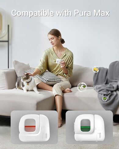 N50 Odor Eliminator متوافق مع Petkit Puramax التنظيف ذاتيا القمامة الصندوق ، القطط القمامة مزيل الرائحة ، مزيل الرائحة الأليفة للمنزل ، والتحكم في رائحة الروبوت القمامة القط ، مبلاء القمامة القط ، حزمة 6 in Kuwait