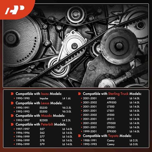 حزام A-Premium 41.5 بوصة متوافق مع Audi A3 Volkswagen Passat GTI 2006-2008 TT 2007-2015 Volkswagen Jetta 2005-2009 Golf 2012-2013 Ford، 1.9L in Saudi Arabia