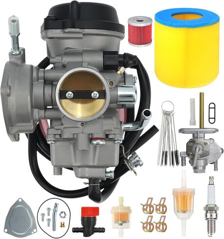 المكربن ​​LTZ400 يناسب سوزوكي LTZ 400 LT-Z400 2003 2004 2005 2006 2007 Quadsport ATV Carb مع فلتر الهواء صمام بيتكوك الوقود in Kuwait