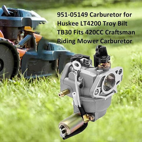 951-05149 المكربن ​​​​متوافق مع Huskee LT4200 Troy Bilt TB30 يناسب 420CC الحرفي ركوب جزازة المكربن ​​LT4200 T1000 T1200 R1000 Cub C-adet CC30 CC760ES MTD أجزاء المحرك in Kuwait