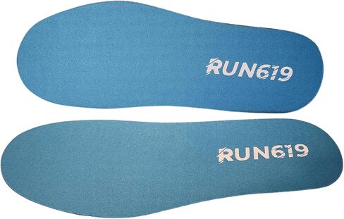 Wide Run 619 Zero Drop Shoe Insoles, Traditional Shape, Foot Forming, Wide Width - 4.5mm Thickness, Firm, Flat Shoe Inserts - Men's 6-7.5 / Women's 7-8.5 in Kuwait