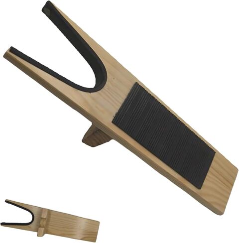 مزيل أحذية بوت جاك الخشبي، أداة إزالة أحذية خشبية عريضة للغاية، أداة إزالة خشبية واسعة للغاية مقاومة للطقس، حذاء عالي التحمل، هنتر، هدايا مثالية للزوج، هدايا للأب (طبيعي + أسود) in Kuwait