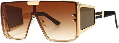 Oversized One Lens Goggle Sunglasses Retro Men Women Shades UV400 Vintage Glasses in Saudi Arabia