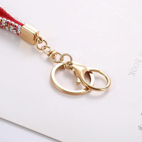 Keychain Cherry Bag Charms Purse- Car Key Accessories Bling Stuff Gifts for Women Girls Bag Backpack in Saudi Arabia