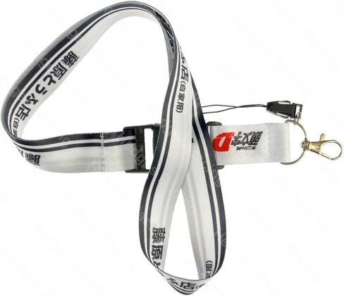JDM Style INITIAL D Cellphone Lanyard Car Keychain Keyring FUJIWARA TOFU SHOP ID Card Neck Strap For AE86 COROLLA in Saudi Arabia