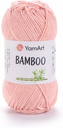 YARNART Bamboo Blend Yarn%50 Bamboo%50 PAC 1 Skein Yarn 1.76 OZ 164 YDS Pack of 1 for SIPRING and Summer Kintting Projects (137) in Kuwait