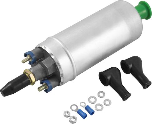 Electric Fuel Pump 0580254911 Replacement for Mercedes-Benz 190E 260E 300CE 300E 300SE 300SL 300TE 400E 400SE 400SEL 500E 500SEC EFI Electric External In Line Fuel Pump With Install Kit 0020918801 in Saudi Arabia