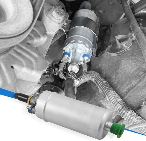 Electric Fuel Pump 0580254911 Replacement for Mercedes-Benz 190E 260E 300CE 300E 300SE 300SL 300TE 400E 400SE 400SEL 500E 500SEC EFI Electric External In Line Fuel Pump With Install Kit 0020918801 in Saudi Arabia