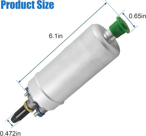 Electric Fuel Pump 0580254911 Replacement for Mercedes-Benz 190E 260E 300CE 300E 300SE 300SL 300TE 400E 400SE 400SEL 500E 500SEC EFI Electric External In Line Fuel Pump With Install Kit 0020918801 in Saudi Arabia