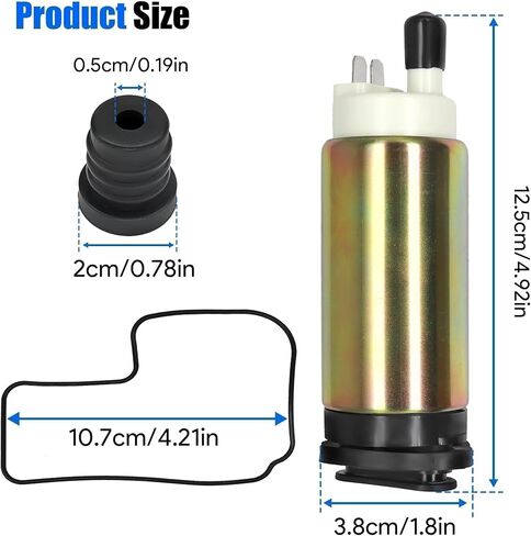 Fuel Pump Fit for Mercury Marine Mercruiser 4-Stroke Outboard 20HP 25HP 30HP 40HP 50HP 60HP 2002-2010 for Honda EFI Outboard Application Replace 892267A51 898101T67 892267530 16735-ZW5-003 in Saudi Arabia