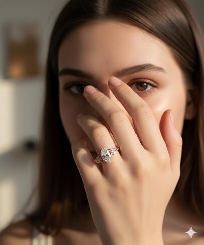 2.00 CT Floral Marquise Cut Moissanite Engagement Ring Vintage 14K Gold Moissanite Diamond Wedding Ring Nature Inspire Ring Promise Ring For Women (12X6 mm) in Saudi Arabia