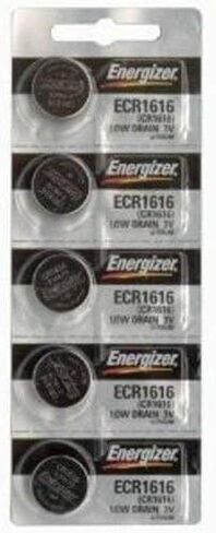 5Pcs Energizer ECR1616 (CR1616) 3V Lithium Coin Batteries in Saudi Arabia