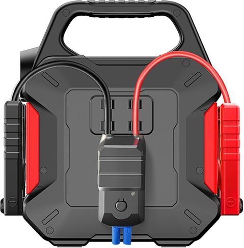 10000 أمبير 26800 مللي أمبير في الساعة، حزمة طاقة محمولة 12 فولت 160 رطل لكل بوصة مربعة مع شاشة LED وكابلات ذكية، ضاغط هواء، حزمة بطارية مصابيح LED لجميع السيارات والشاحنات وسيارات الدفع الرباعي والقوارب والمركبات الترفيهية ومحركات الديزل 10 لتر in Kuwait