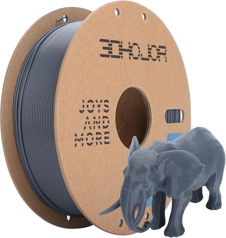 High Speed PLA Filament 1.75mm,3D Printing Filament,1kg*2 Cardboard Spool, Fit Most FDM 3D Printer,Dimensional Accuracy +/- 0.03 mm,Vacuum Packaging-2Pack Black in Kuwait