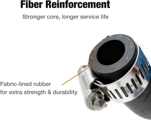 551699 خرطوم كروس مبرد مع مشابك لمحركات LS1 LS2 LS3 LS6 LQ4 LQ9، أنبوب تجاوز U للسخان مع وصلات 5/8 إلى 3/4 بوصة in Kuwait