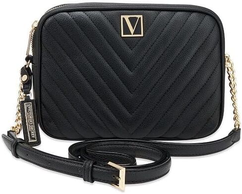 Victoria's Secret The Victoria Top Zip Crossbody Bag Black in Saudi Arabia