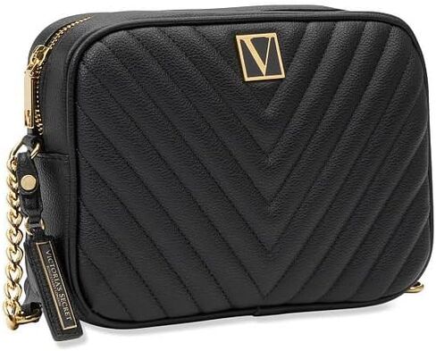 Victoria's Secret The Victoria Top Zip Crossbody Bag Black in Saudi Arabia