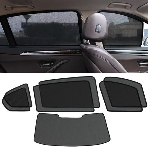 Car Side Window Sun Shades Fit for Tesla Model 3 Huan 2024-2026,Breathable Mesh Car Curtains Protection Heat and UV & Privacy for Baby Sleeping Camping,2Pcs-Rear Window in Saudi Arabia