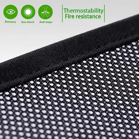Car Side Window Sun Shades Fit for Tesla Model 3 Huan 2024-2026,Breathable Mesh Car Curtains Protection Heat and UV & Privacy for Baby Sleeping Camping,2Pcs-Rear Window in Saudi Arabia