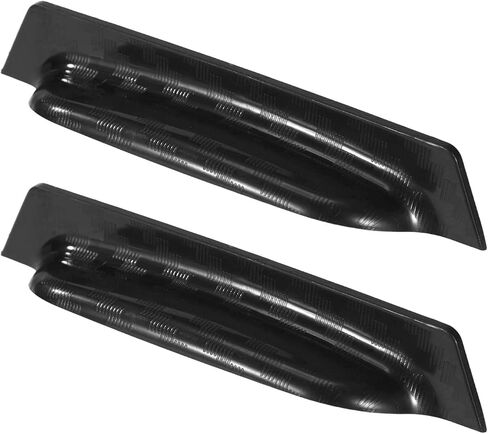 قطعتان من غطاء المطر للكاميرا الاحتياطية للسيارة، ملحقات خارجية لحماية درع المطر من البلاستيك المقاوم للماء والكاميرا الخلفية لمعظم السيارات وسيارات الدفع الرباعي والشاحنات سهلة التركيب (أسود) in Kuwait