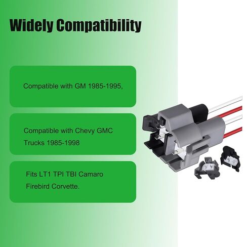 Ignition Coil Harness Connector PT1909 Compatible with GM 1985-1995,Compatible with Chevy GMC Trucks 1985-1998,Fits LT1 TPI TBI Camaro Firebird Corvette. in Saudi Arabia