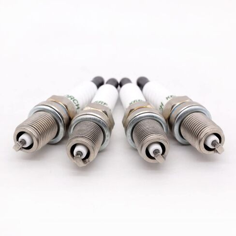 TORCH 4 قطع شمعة إشعال K6RF-11، قلب نحاسي، M14*1.25 مم، يستبدل NGK BKR6E-11، Bosch FR8DCX+، Champion OE039، Denso K20PR-U11، سيارة، دراجة نارية، جرار، جزازة العشب in Saudi Arabia