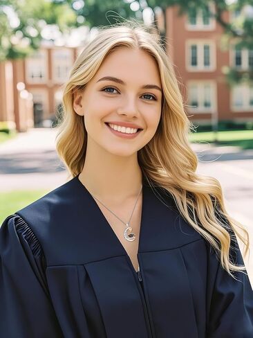 Graduation Gifts for Her Class of 2025 Graduation Necklace 925 Sterling Silver Birthstone Bachelor Cap Pendant High School College Graduation Jewelry for Women Men in Saudi Arabia
