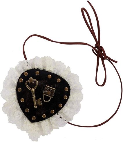 MYAYD Retro Gothic Steampunk Lace Pirate Cosplay Eye cover eye patch Accessory for Halloween carnival party in Saudi Arabia