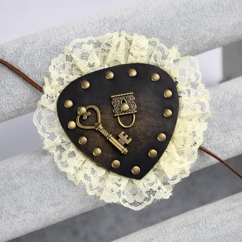 MYAYD Retro Gothic Steampunk Lace Pirate Cosplay Eye cover eye patch Accessory for Halloween carnival party in Saudi Arabia