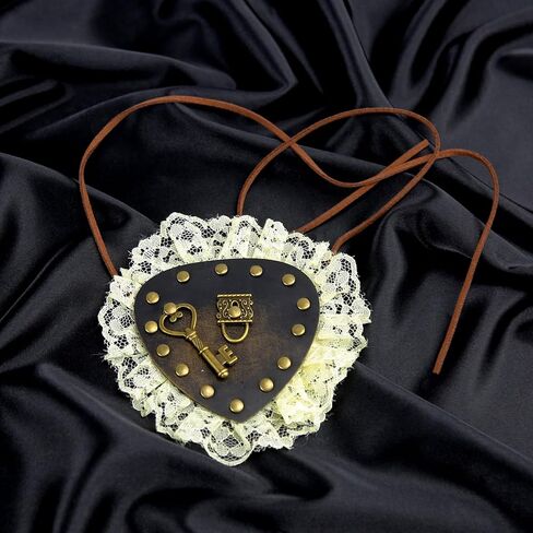 MYAYD Retro Gothic Steampunk Lace Pirate Cosplay Eye cover eye patch Accessory for Halloween carnival party in Saudi Arabia