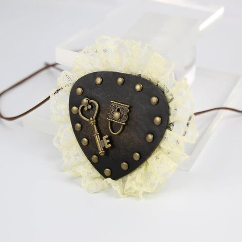 MYAYD Retro Gothic Steampunk Lace Pirate Cosplay Eye cover eye patch Accessory for Halloween carnival party in Saudi Arabia