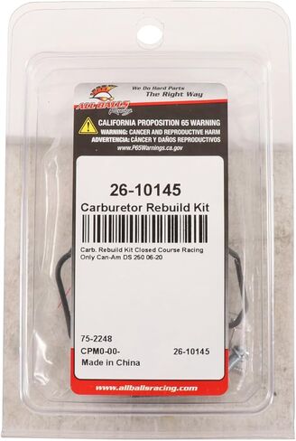 جميع الكرات 26-10145 مجموعة إعادة بناء المكربن ​​المتوافقة مع/استبدال Can-Am DS 250 2006-2024 in Saudi Arabia