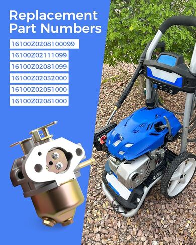 مجموعة المكربن مناسبة لسوبارو روبن EA190V EA190VS5030 EA190V50010 EA190V50011 EA190V50030 EA190V50031 EA190V50061 EA190V50071 EA190V50160 غسالة ضغط المحرك، استبدال 16100Z02111099 in Saudi Arabia