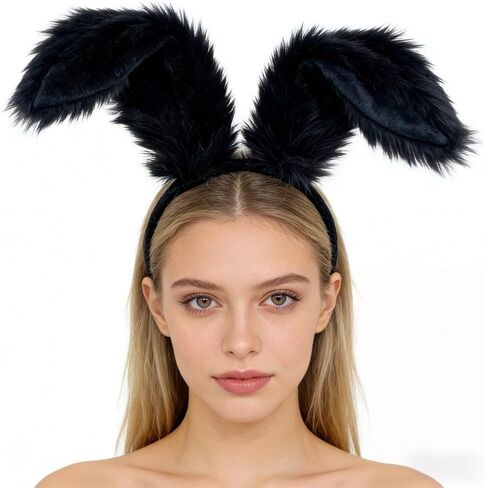 Bunny Ears Headband, Bunny Costume for Women,Rabbit Ears Headband Cosplay for Party Easter Dress up in Saudi Arabia